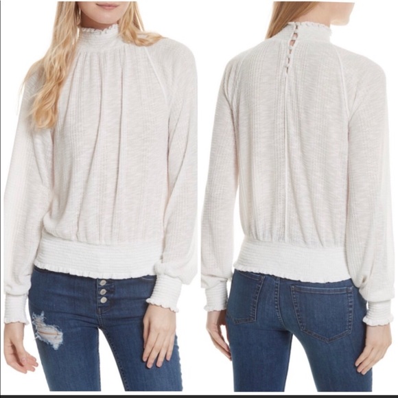 Free People Tops - 🚨 Free People Boulevard Mock Neck Blouse
